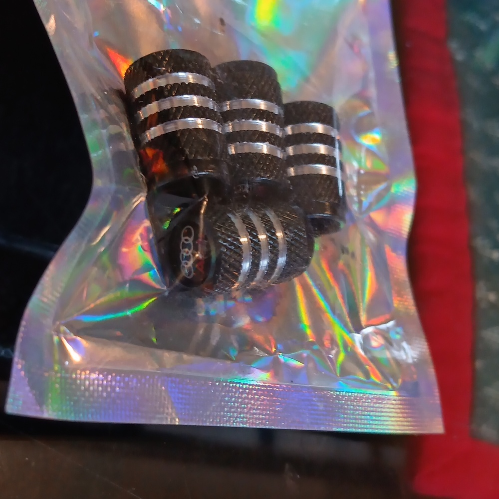 AUDI TIRE VALVE CAPS